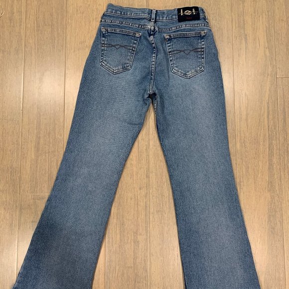 Vintage 90s l.e.i flare jeans, great condition - Picture 6 of 15